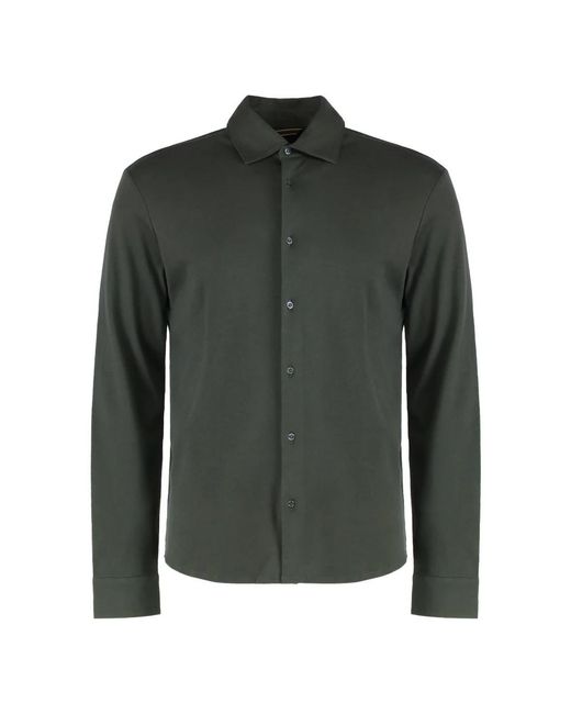 Moorer Green Casual Shirts for men