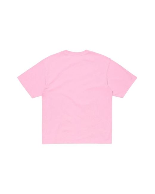 Edwin Oversize Basic T-Shirt in het Pink voor heren