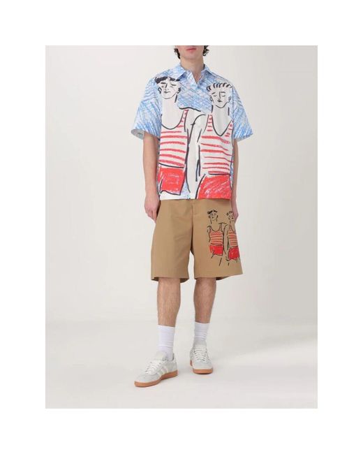 Casual Shorts di MSGM in Brown da Uomo