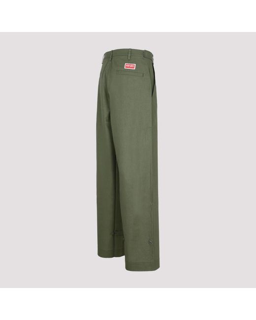 Trousers > wide trousers KENZO pour homme en coloris Green