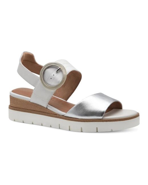 Tamaris White Wedges