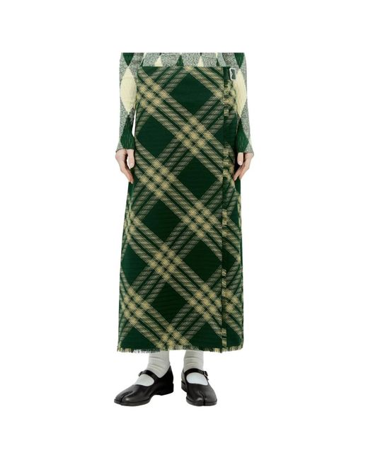 Skirts > midi skirts Burberry en coloris Green