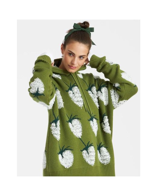 LaDoubleJ Raspberry Hoodie in het Green