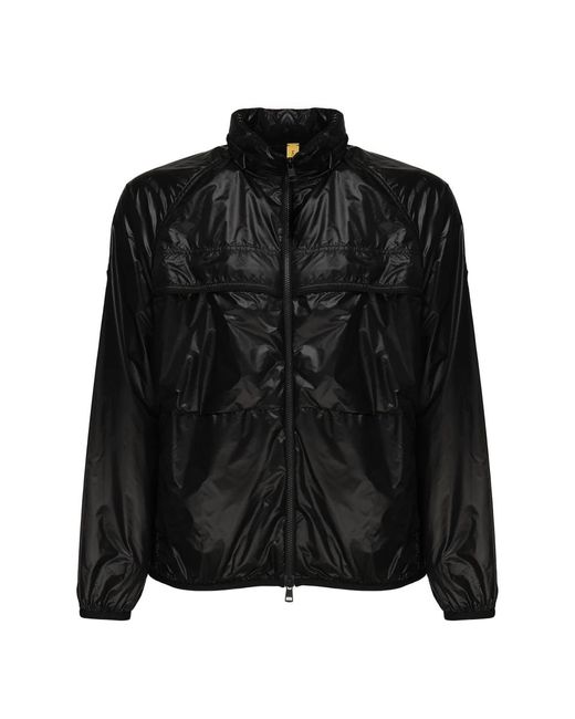 Moncler Schwarze Technische Nylonjacke Mit Abnehmbarer Kapuze in Black für Herren