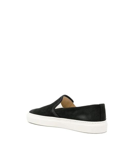 Common Projects Black Minimal Slip-On