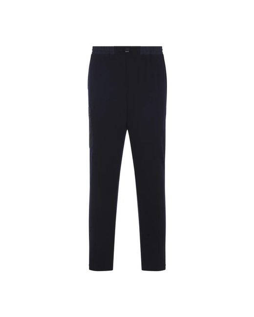Sease Blue Slim-Fit Trousers for men