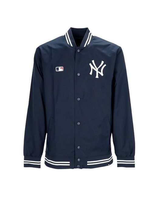 '47 Jassen ,Blauw ,Polyester College Jacket in het Blue voor heren
