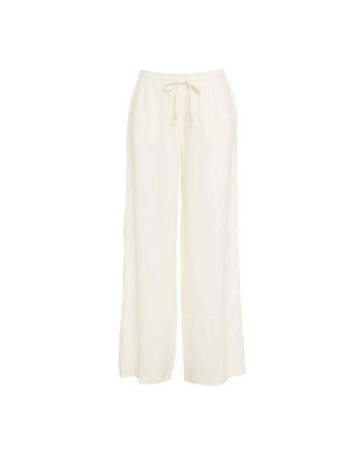 Ottod'Ame White Wide Trousers