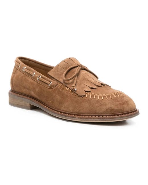 ADRIANNA FERETTI Brown Boat Shoes