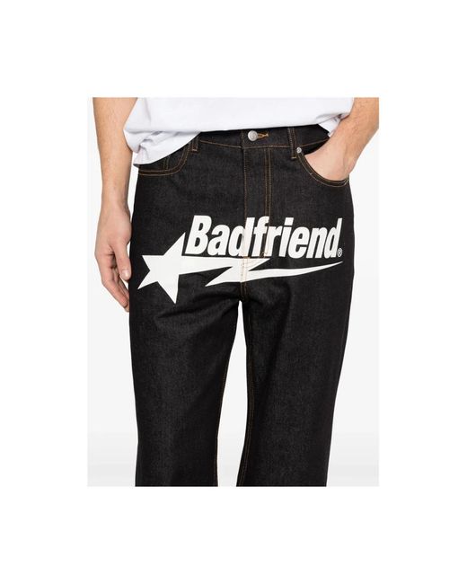 Badfriend Black Jeans for men