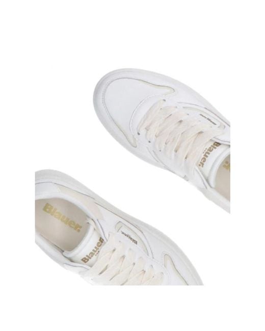 Blauer White Sneakers