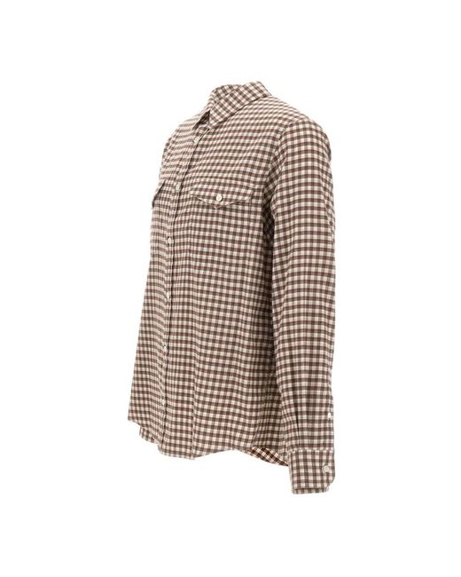 MM6 by Maison Margiela Brown Casual Shirts for men