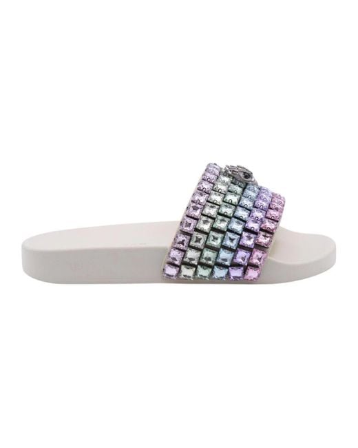 Kurt Geiger White Sliders