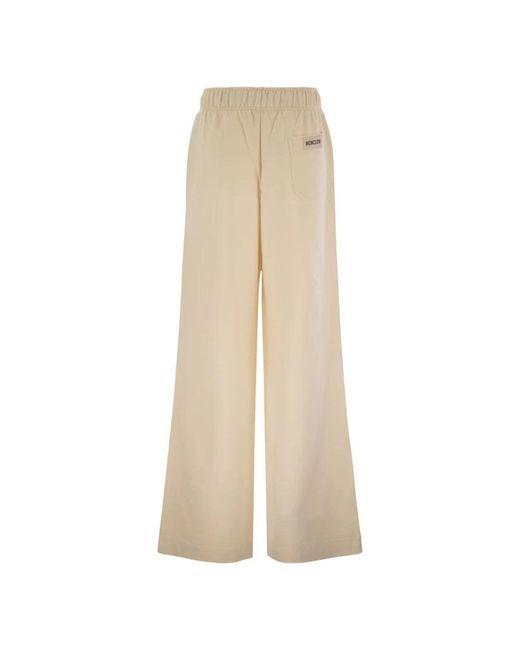 Moncler Natural Wide Trousers for men