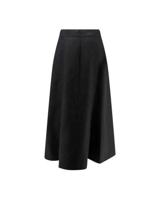 Valentino Black Midi Skirts