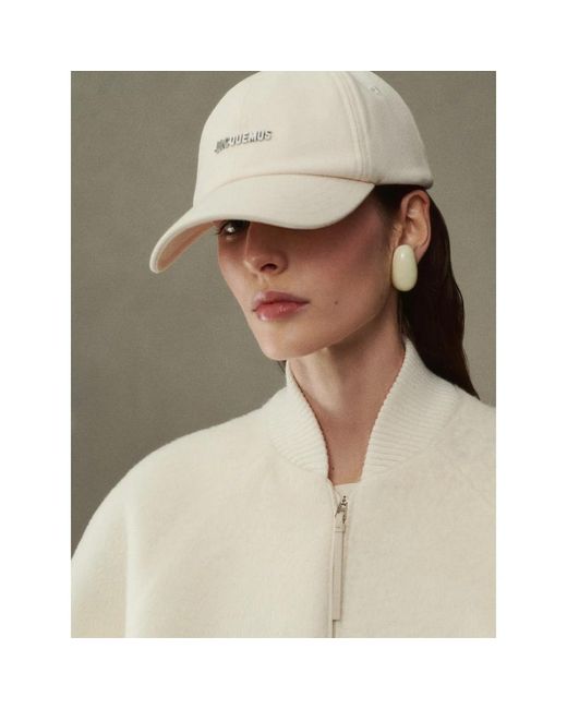 Caps Jacquemus en coloris White
