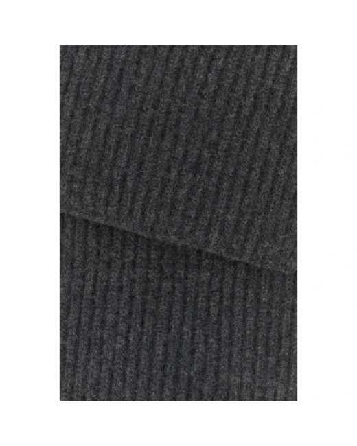 Maison Margiela Black Winter Scarves for men