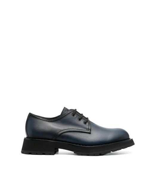 Alexander McQueen Black Laced Shoes for men