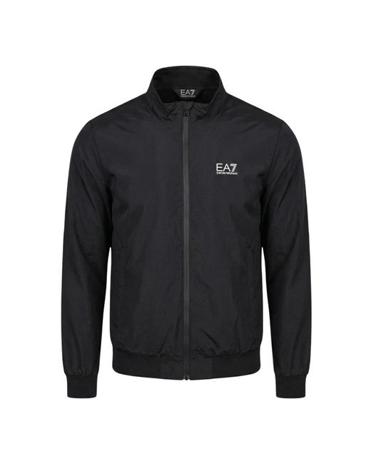 EA7 Black Light Jackets for men