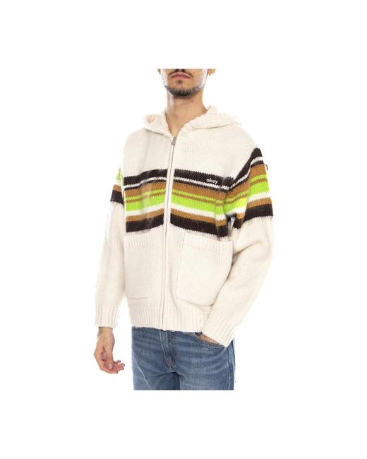 Cardigans Obey de hombre de color Multicolor