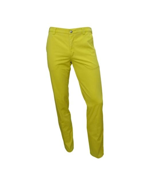 Meyer Green Slim-Fit Trousers for men