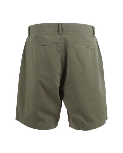 Sebago Green Casual Shorts for men