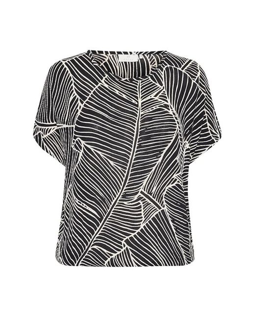 Kaffe Overhemden ,Veelkleurig ,Blouses in het Black