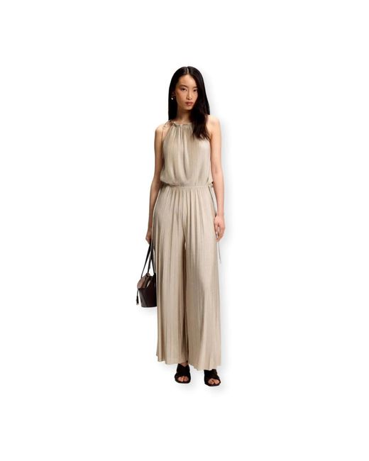 Boss Jumpsuits & Playsuits ,Polyester Edecki Jumpsuit in het Natural