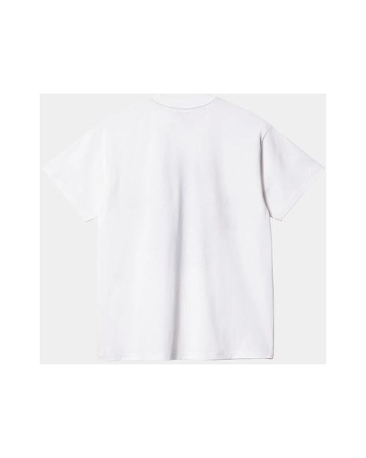 Carhartt Lässiges baumwoll-t-shirt in White für Herren