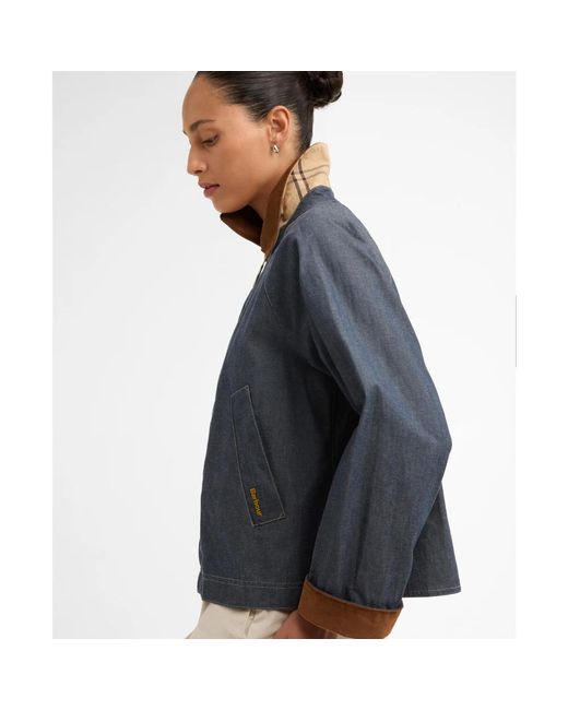 Barbour Freckleton Denim Jacket in het Blue