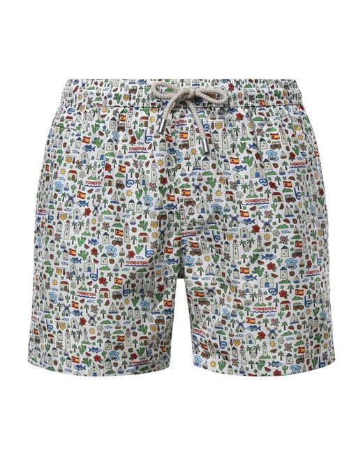 Mc2 Saint Barth Blue Beachwear for men