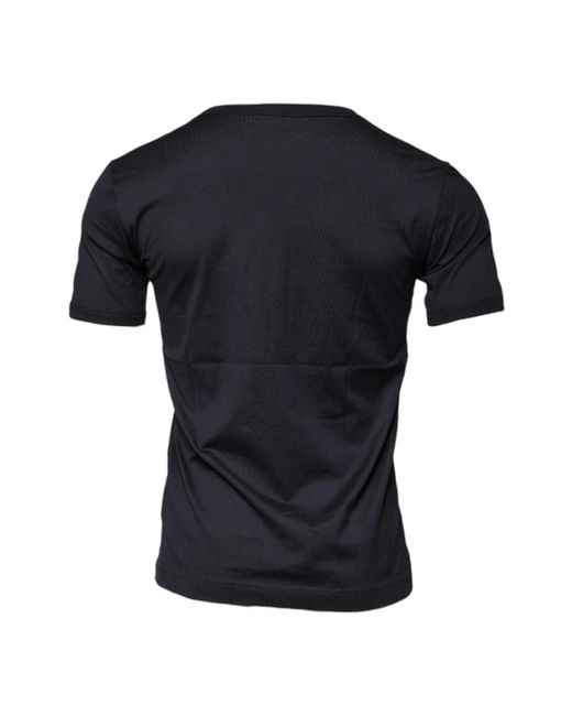 T-Shirts di Dolce & Gabbana in Black da Uomo