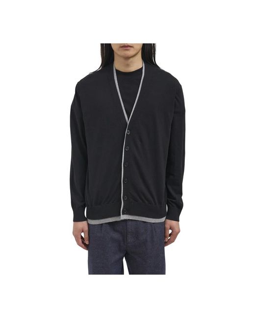 Paolo Pecora Black Cardigans for men