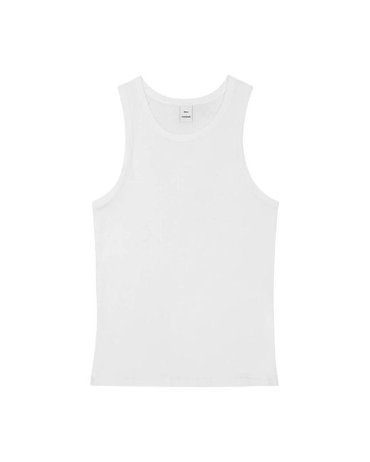 Won Hundred White Sleeveless Tops for men