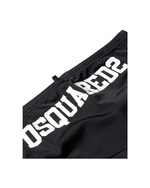 DSquared² Slip badebekleidung - stretch design, elastischer bund in Black für Herren