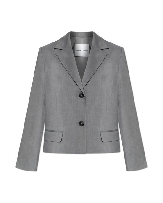 Samsøe & Samsøe Gray Blazers