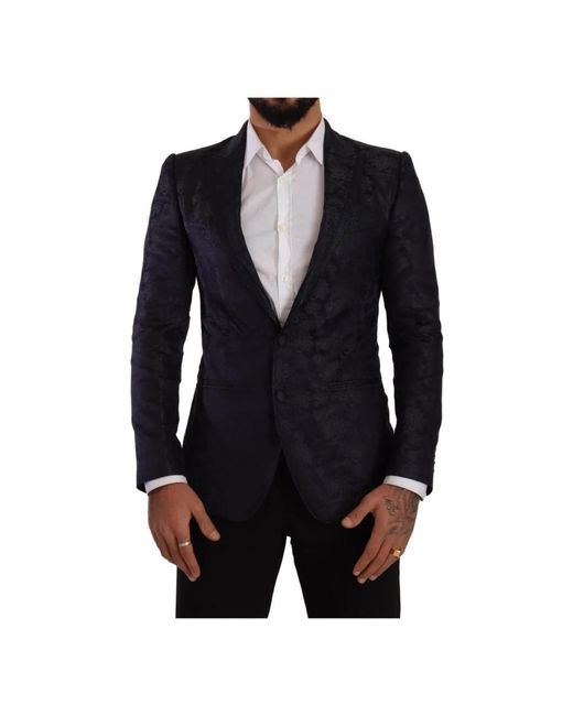 Dolce & Gabbana Blue Blazers for men