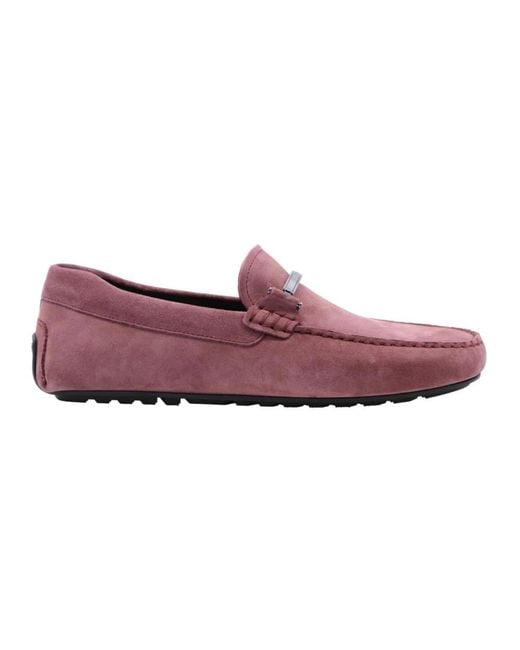 Boss Purple Loafers for men