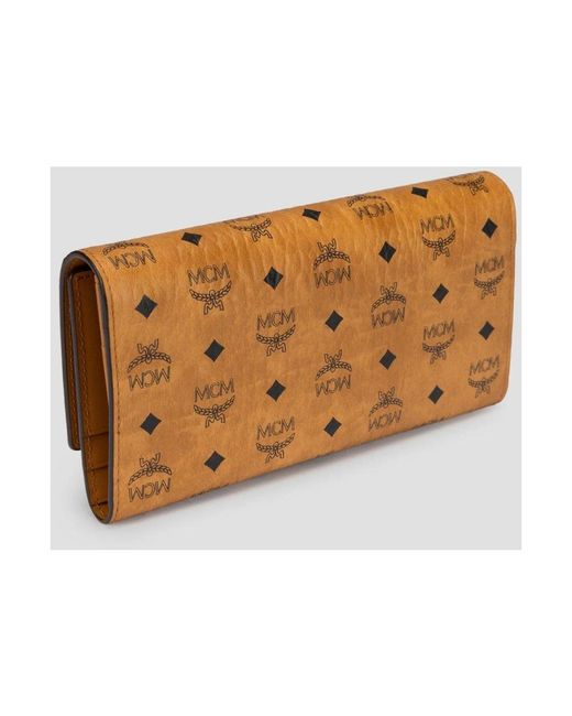 MCM Compacte Portemonnee in het Brown