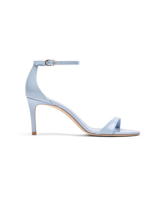 Stuart Weitzman White High Heel Sandals