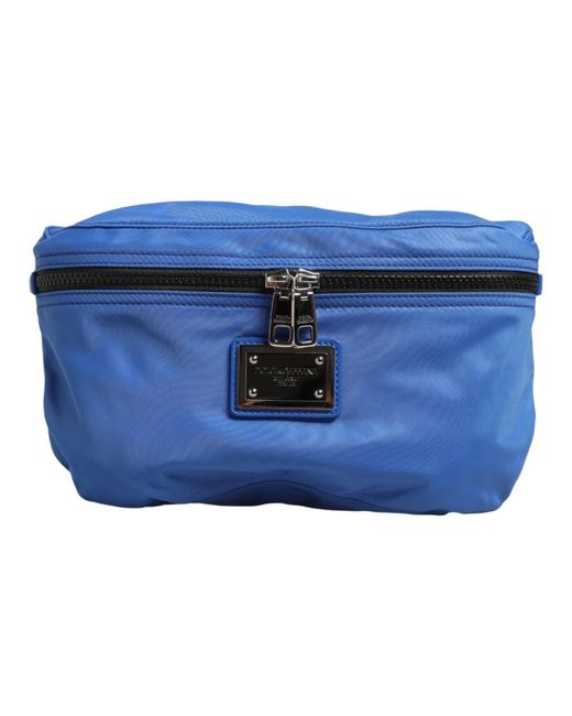Dolce & Gabbana Blue Belt Bags for men