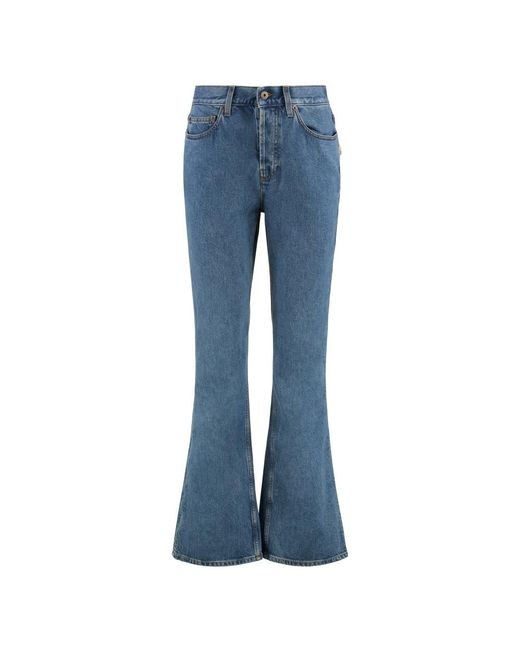 Burberry Blue Flare Jeans