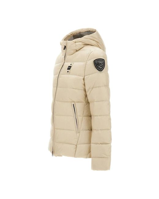 Down Jackets Blauer de color Natural