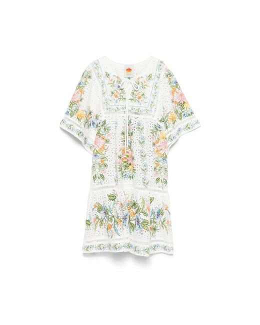 Short Dresses Farm Rio en coloris White