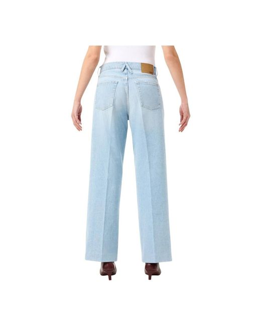 CYCLE Blue Straight Jeans