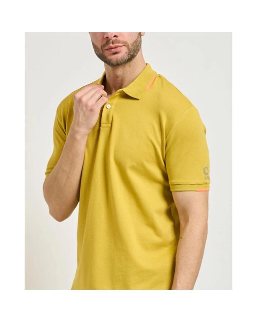 Suns Polo-Shirt Aus Stretch-Piqué in Yellow für Herren