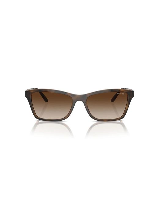 Vogue Stylische sonnenbrille in havana/brown shaded,schwarze sonnenbrille