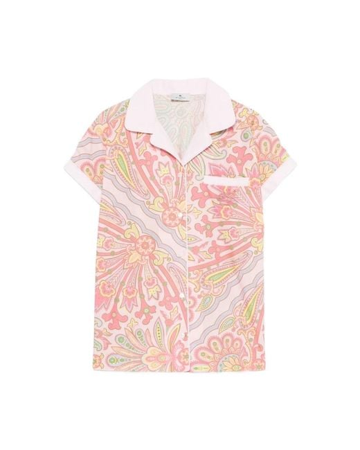 Etro Pink Shirts