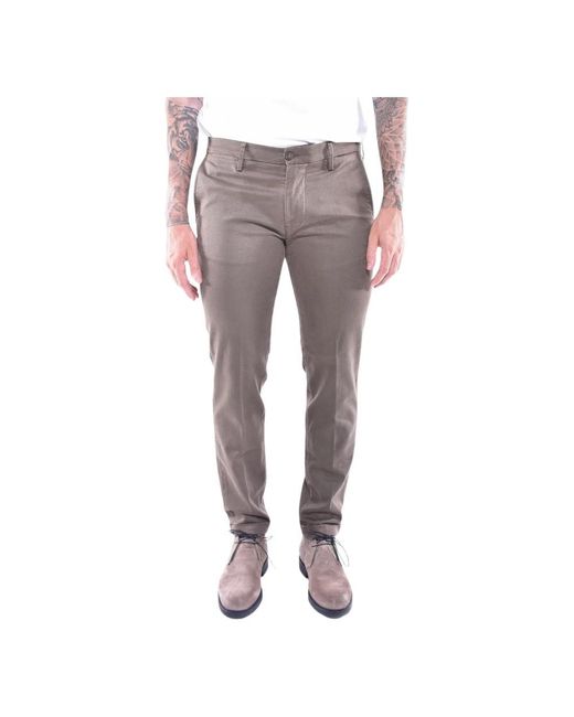 Re-hash Gray Slim-Fit Trousers for men