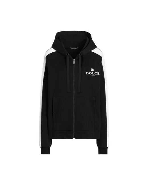 Dolce & Gabbana Black Zip-Throughs